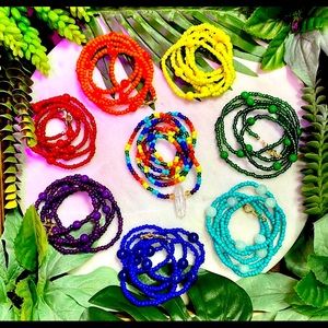 Traditional homemade waist beads!